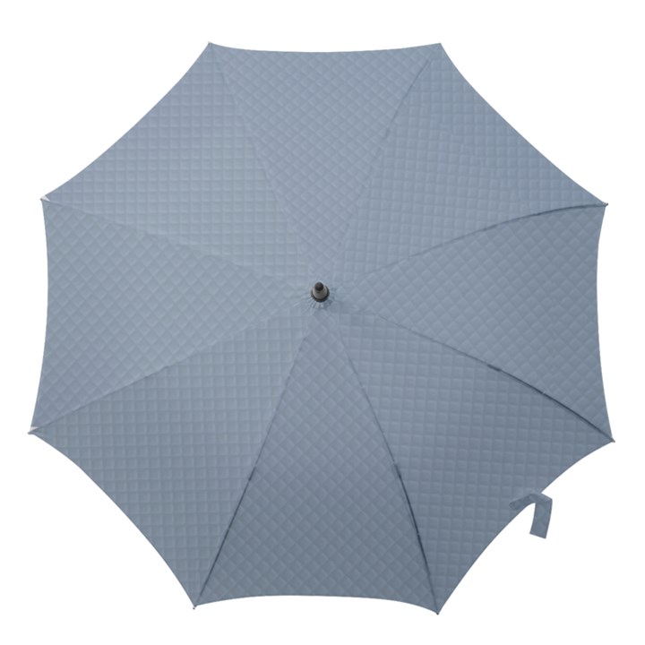 Powder Blue Stitched and Quilted Pattern Hook Handle Umbrellas (Small)