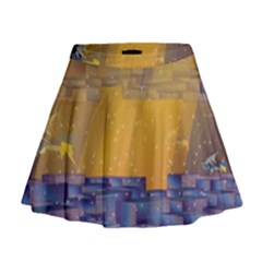 Up Down City Mini Flare Skirt