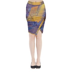 Up Down City Midi Wrap Pencil Skirt