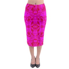 Pattern Midi Pencil Skirt by gasi