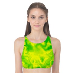 Pattern Tank Bikini Top by gasi