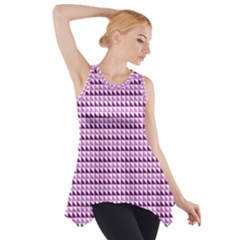 Pattern Side Drop Tank Tunic by gasi