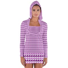 Pattern Long Sleeve Hooded T-shirt by gasi