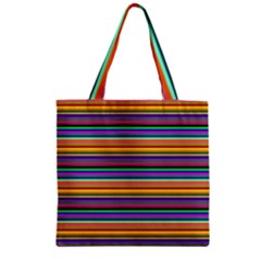 Pattern Zipper Grocery Tote Bag by gasi