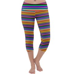 Pattern Capri Yoga Leggings by gasi