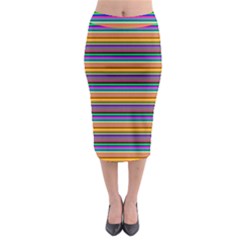 Pattern Midi Pencil Skirt by gasi