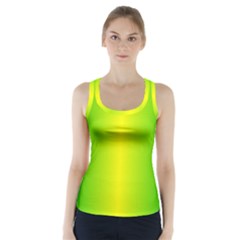 Pattern Racer Back Sports Top by gasi