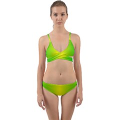 Pattern Wrap Around Bikini Set by gasi