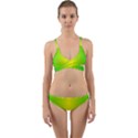 Pattern Wrap Around Bikini Set View1