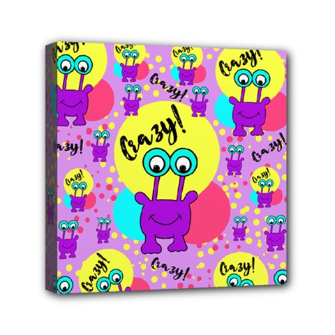 Crazy Mini Canvas 6  X 6  by gasi