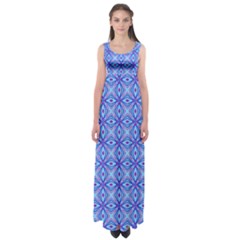 Pattern Empire Waist Maxi Dress by gasi