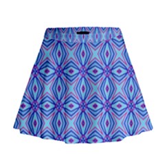 Pattern Mini Flare Skirt by gasi