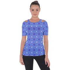 Pattern Short Sleeve Top by gasi