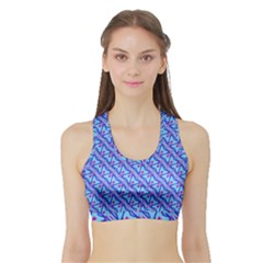 Pattern Sports Bra With Border by gasi