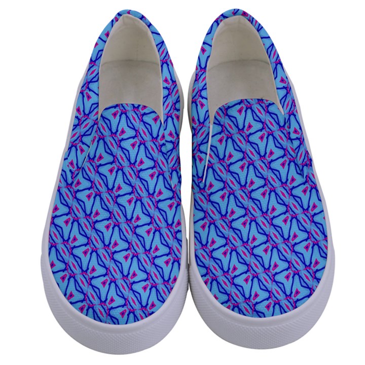 Pattern Kids  Canvas Slip Ons