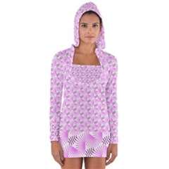 Pattern Long Sleeve Hooded T-shirt by gasi