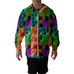 Pattern Hooded Wind Breaker (kids) by gasi