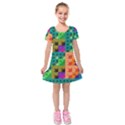 Pattern Kids  Short Sleeve Velvet Dress View1