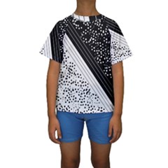 Pattern Kids  Short Sleeve Swimwear by gasi