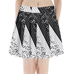 Pattern Pleated Mini Skirt by gasi