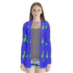 Pattern Drape Collar Cardigan by gasi