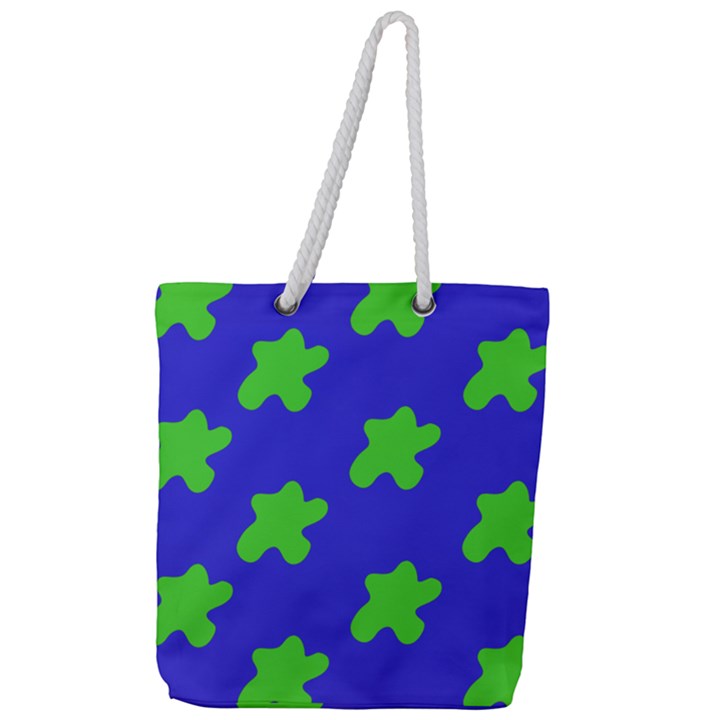 Pattern Full Print Rope Handle Tote (Large)