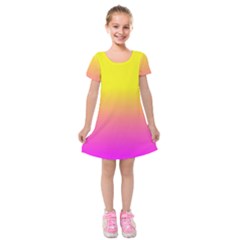 Pattern Kids  Short Sleeve Velvet Dress by gasi