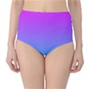 Pattern High-Waist Bikini Bottoms View1