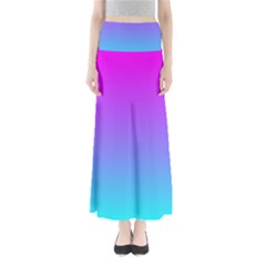 Pattern Full Length Maxi Skirt by gasi