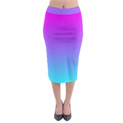 Pattern Midi Pencil Skirt by gasi