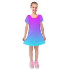 Pattern Kids  Short Sleeve Velvet Dress by gasi