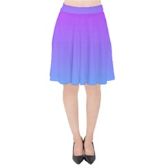 Pattern Velvet High Waist Skirt by gasi