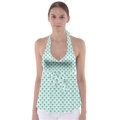 Pattern Babydoll Tankini Top by gasi