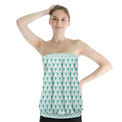 Pattern Strapless Top by gasi