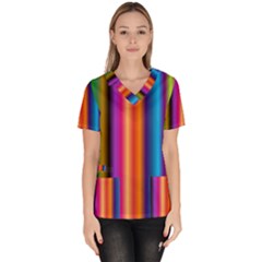 Pattern Scrub Top