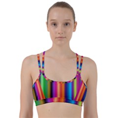 Pattern Line Them Up Sports Bra