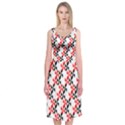 Pattern Midi Sleeveless Dress View1