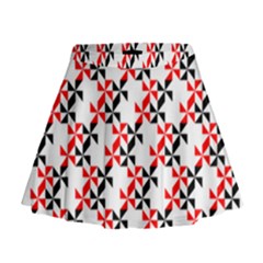 Pattern Mini Flare Skirt by gasi