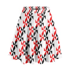 Pattern High Waist Skirt by gasi