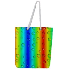 Pattern Full Print Rope Handle Tote (large)