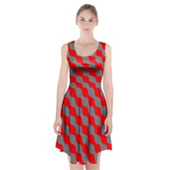 Pattern Racerback Midi Dress by gasi