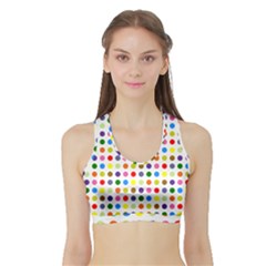 Pattern Sports Bra With Border by gasi