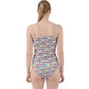 Pattern Cut Out Top Tankini Set View2