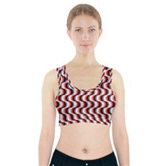 Pattern Sports Bra With Pocket by gasi