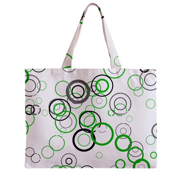 Pattern Zipper Mini Tote Bag