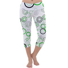 Pattern Capri Yoga Leggings by gasi