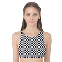 Pattern Tank Bikini Top by gasi