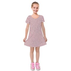 Pattern Kids  Short Sleeve Velvet Dress by gasi