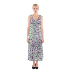 Pattern Sleeveless Maxi Dress by gasi