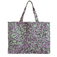 Pattern Zipper Mini Tote Bag by gasi